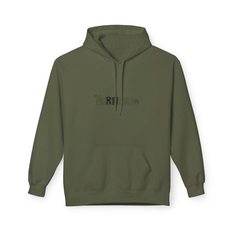 Sudadera Softstyle con capucha - Verde militar - Flor de bardissa