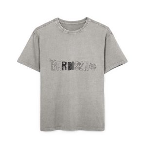 Camiseta oversize lavado acido - Gris asfalto - Flor de bardissa