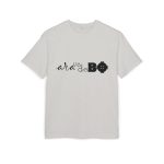 Camiseta oversize gruesa - Gris jaspeado claro - Camiseta unisex «Ara va de BÓ»