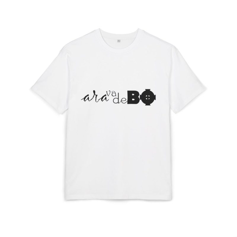 Camiseta oversize gruesa - Blanco - Camiseta unisex «Ara va de BÓ»