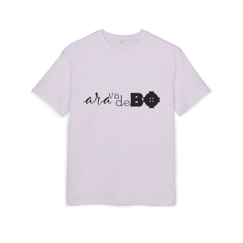 Camiseta oversize gruesa - Lila - Camiseta unisex «Ara va de BÓ»