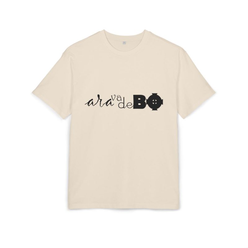 Camiseta oversize gruesa - Arena - Camiseta unisex «Ara va de BÓ»