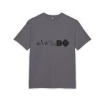Camiseta oversize gruesa - Gris iman - Camiseta unisex «Ara va de BÓ»
