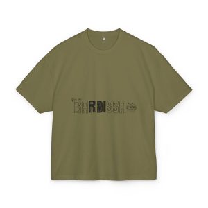 Camiseta box ultra gruesa - Verde oliva - Flor de bardissa
