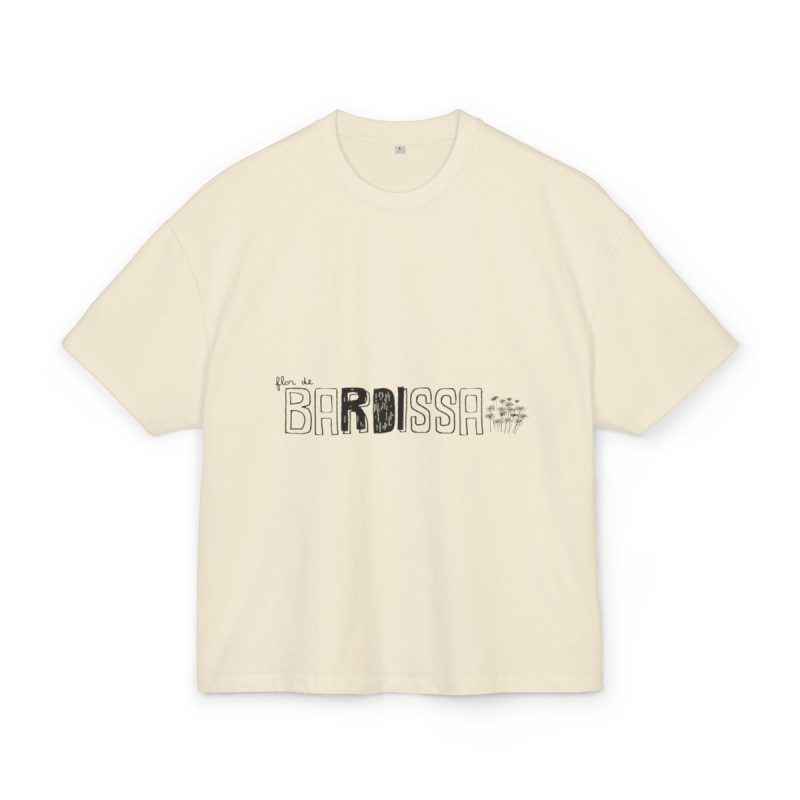 Camiseta box ultra gruesa - Arena - Flor de bardissa