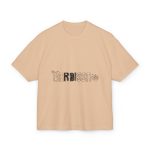 Camiseta box ultra gruesa - Beis - Flor de bardissa