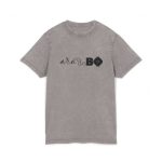 Camiseta lavado acido cuello redondo - Gris asfalto - Camiseta unisex «Ara va de BÓ»