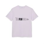 Camiseta oversize gruesa - Lila - Flor de bardissa