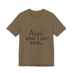 Camiseta jersey manga corta - Verde oliva jaspeado - Camiseta «Això era i no era…»