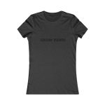 Camiseta mujer Favorite - Gris antracita jaspeado - Anam fent