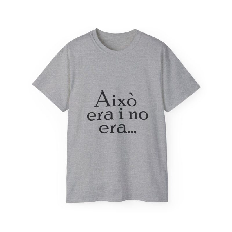Camiseta ultra algodon - Gris deportivo - Camiseta «Això era i no era…»