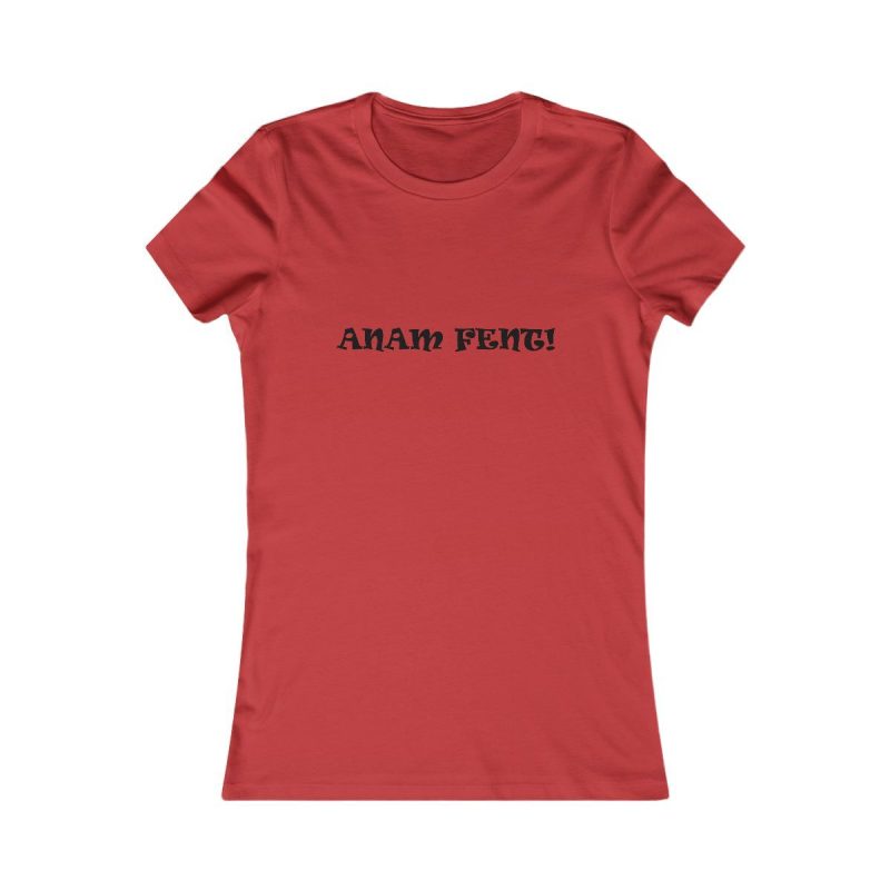 Camiseta mujer Favorite - Rojo - Anam fent
