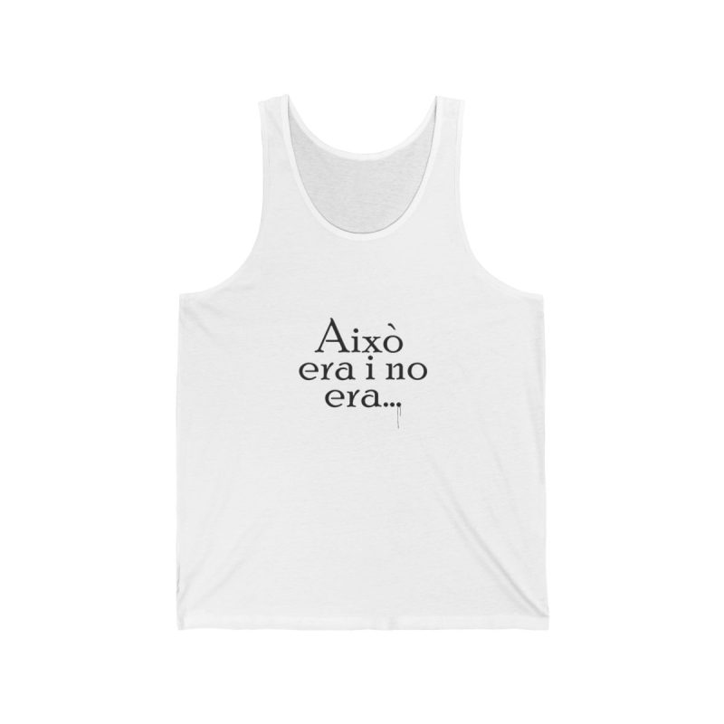 Camiseta de tirantes - Blanco - Camiseta «Això era i no era…»