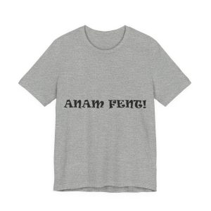 Camiseta jersey manga corta - Gris jaspeado - Anam fent