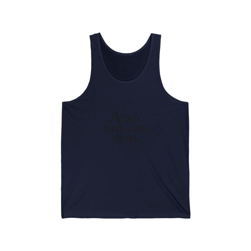 Camiseta de tirantes - Azul marino - Camiseta «Això era i no era…»