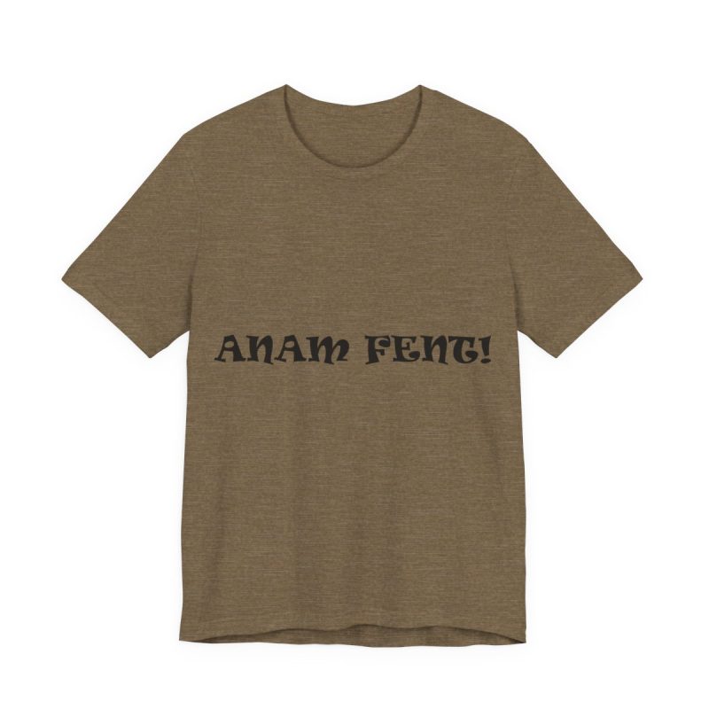 Camiseta jersey manga corta - Verde oliva jaspeado - Anam fent