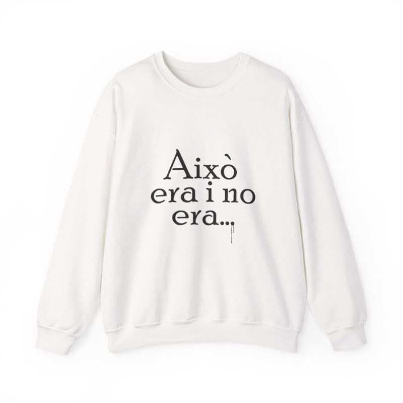 Sudadera cuello redondo - Blanco - Camiseta «Això era i no era…»