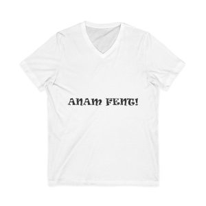 Camiseta cuello de pico - Blanco - Anam fent