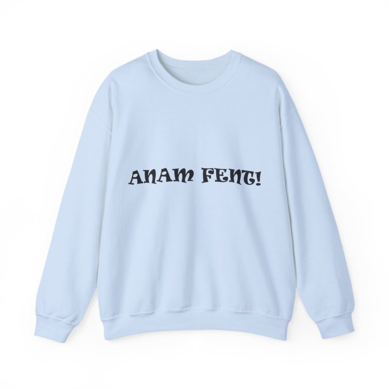 Sudadera cuello redondo - Azul claro - Anam fent