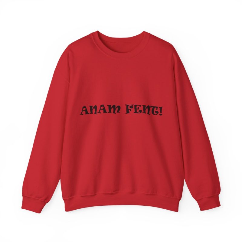 Sudadera cuello redondo - Rojo - Anam fent