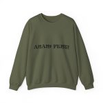 Sudadera cuello redondo - Verde militar - Anam fent