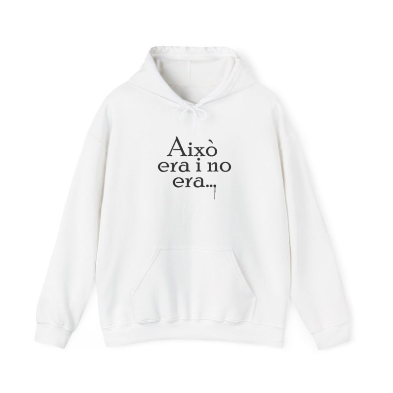 Sudadera con capucha - Blanco - Camiseta «Això era i no era…»