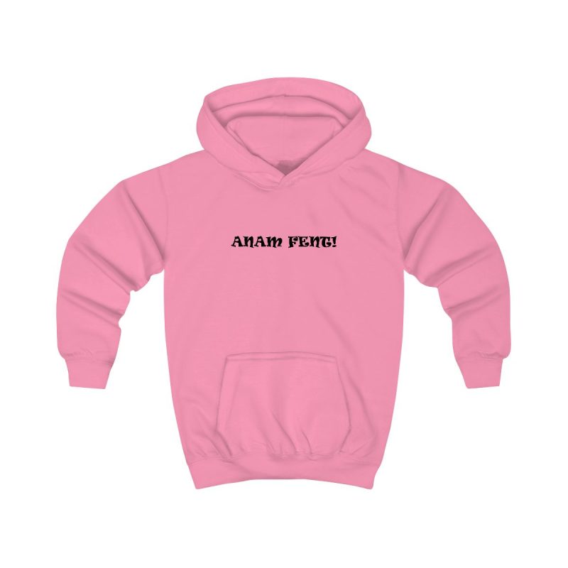 Sudadera con capucha infantil - Rosa algodon de azucar - Anam fent