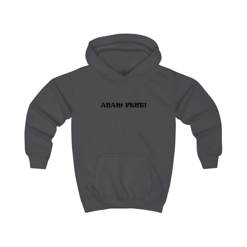 Sudadera con capucha infantil - Gris marengo - Anam fent