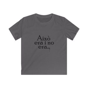 Camiseta infantil Softstyle - Gris marengo - Camiseta «Això era i no era…»