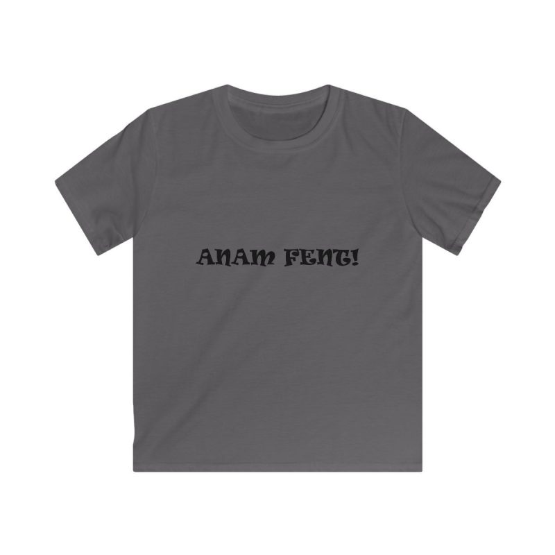 Camiseta infantil Softstyle - Gris marengo - Anam fent Camiseta infantil Softstyle - Gris marengo - Anam fent