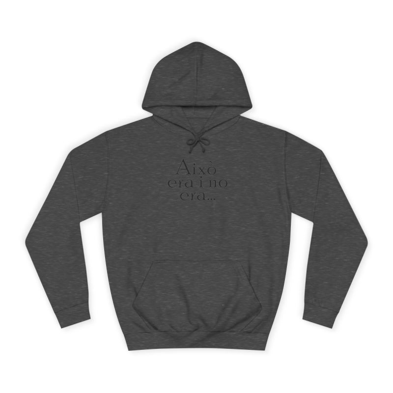 Sudadera universitaria - Gris marengo - Camiseta «Això era i no era…»