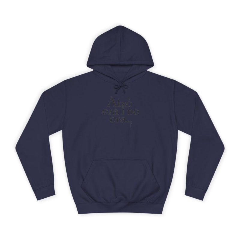 Sudadera universitaria - Azul marino Oxford - Camiseta «Això era i no era…»