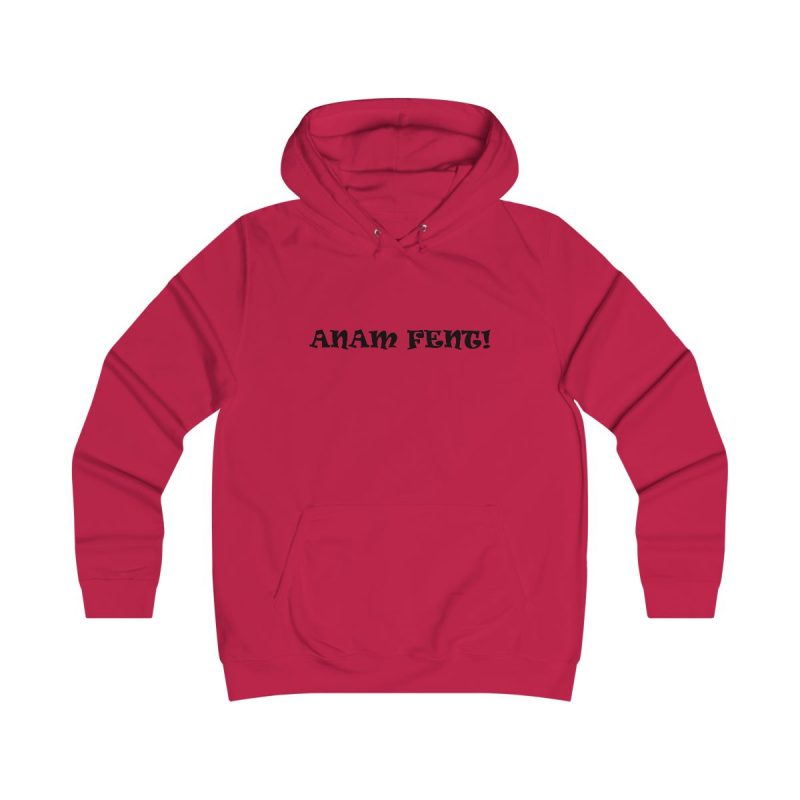 Sudadera universitaria mujer - Rojo fuego - Anam fent