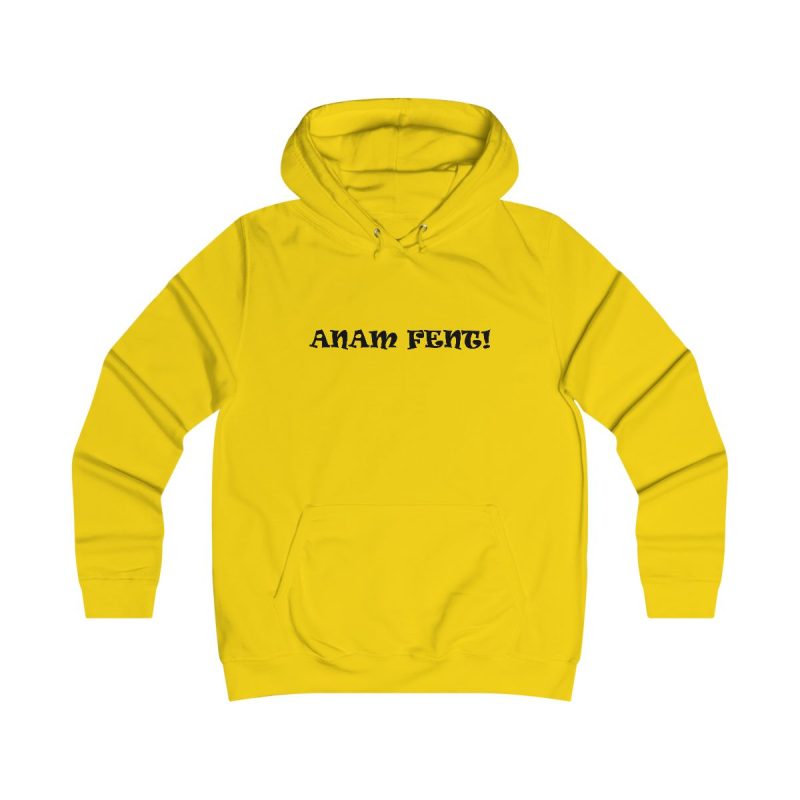 Sudadera universitaria mujer - Amarillo sol - Anam fent