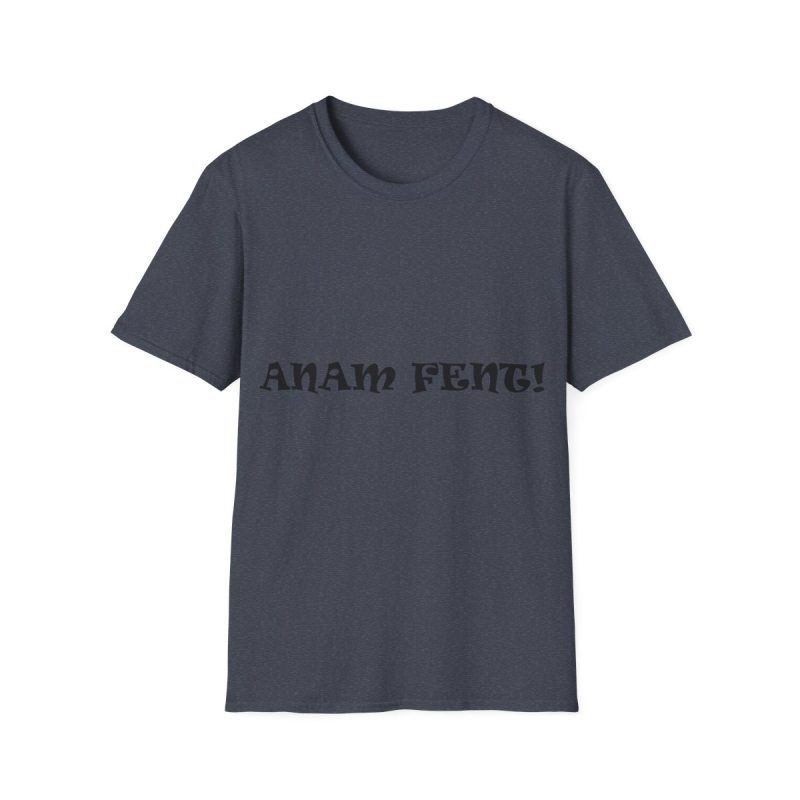 Camiseta Softstyle - Azul marino jaspeado - Anam fent