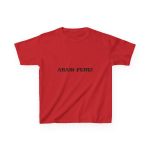 Camiseta infantil algodon grueso - Rojo - Anam fent