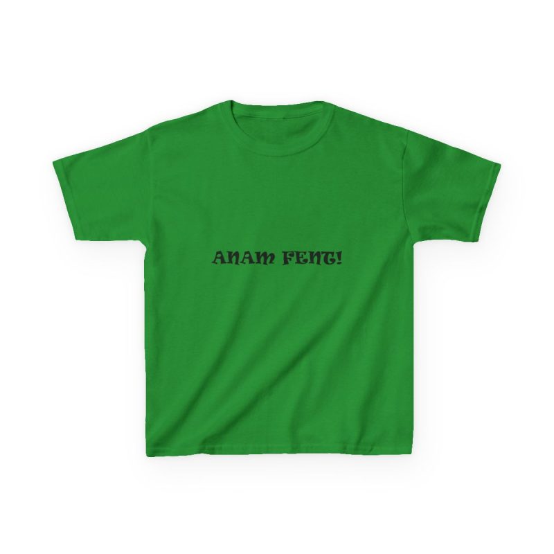 Camiseta infantil algodon grueso - Verde irlandes - Anam fent