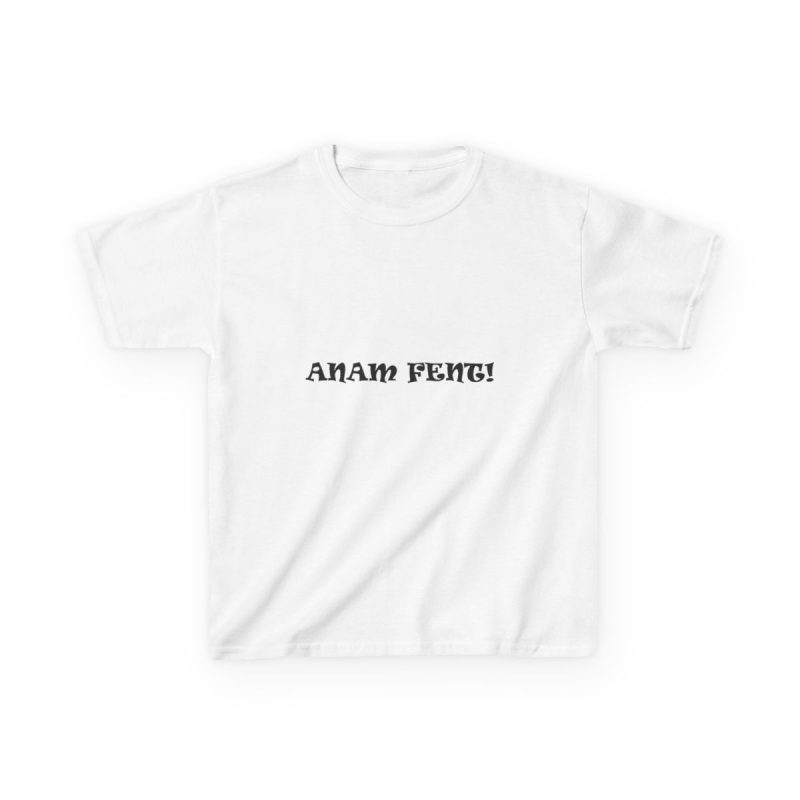Camiseta infantil algodon grueso - Blanco - Anam fent