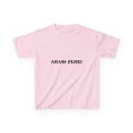 Camiseta infantil algodon grueso - Rosa claro - Anam fent