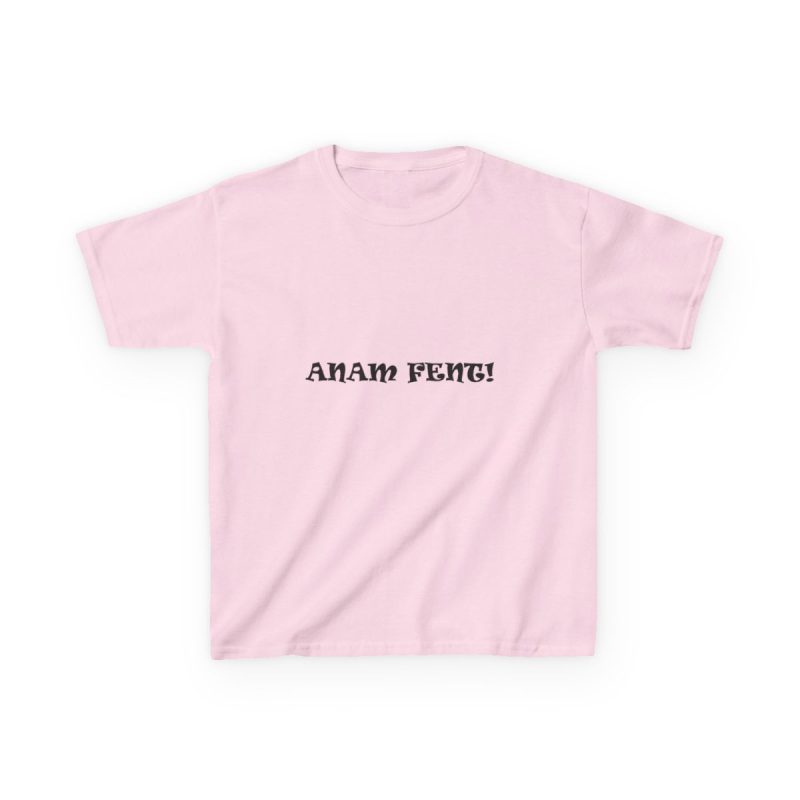 Camiseta infantil algodon grueso - Rosa claro - Anam fent