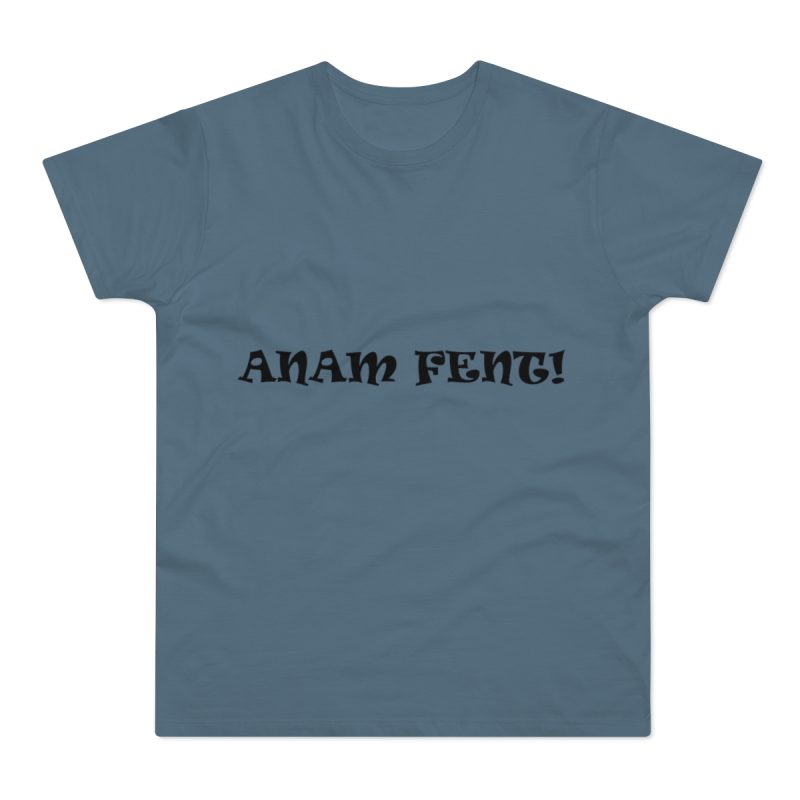 Camiseta hombre punto liso - Azul piedra - Anam fent