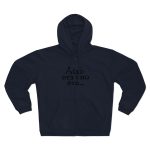 Sudadera capucha con cremallera premium - Azul marino - Camiseta «Això era i no era…» Sudadera capucha con cremallera premium - Azul marino - Camiseta «Això era i no era…»