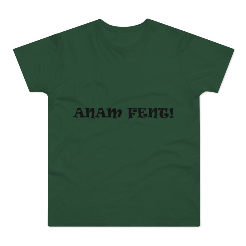 Camiseta hombre punto liso - Verde botella - Anam fent