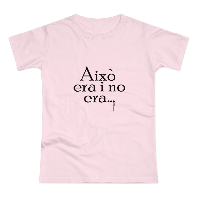 Camiseta mujer punto liso - Rosa orquidea - Camiseta «Això era i no era…»