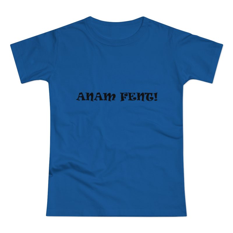 Camiseta mujer punto liso - Azul royal intenso - Anam fent