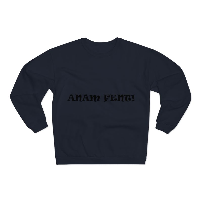 Sudadera cuello redondo premium - Azul marino - Anam fent