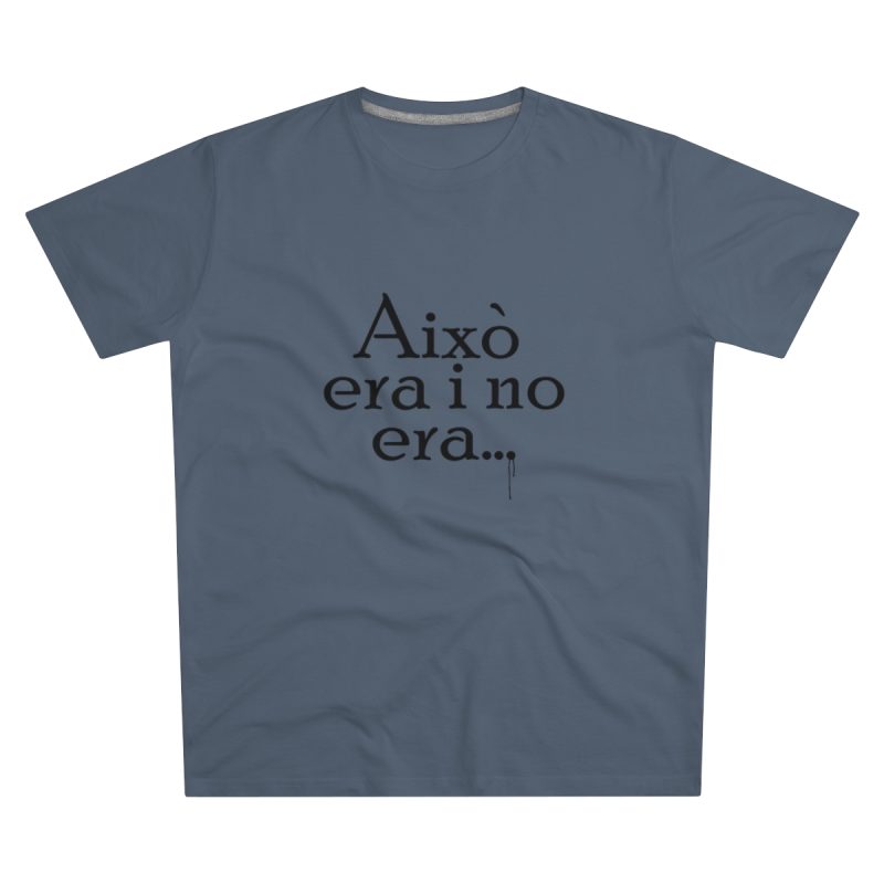 Camiseta hombre corte moderno - Azul marino - Camiseta «Això era i no era…»