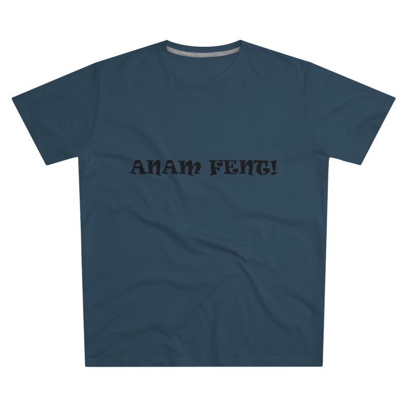 Camiseta hombre corte moderno - Azul vaquero - Anam fent