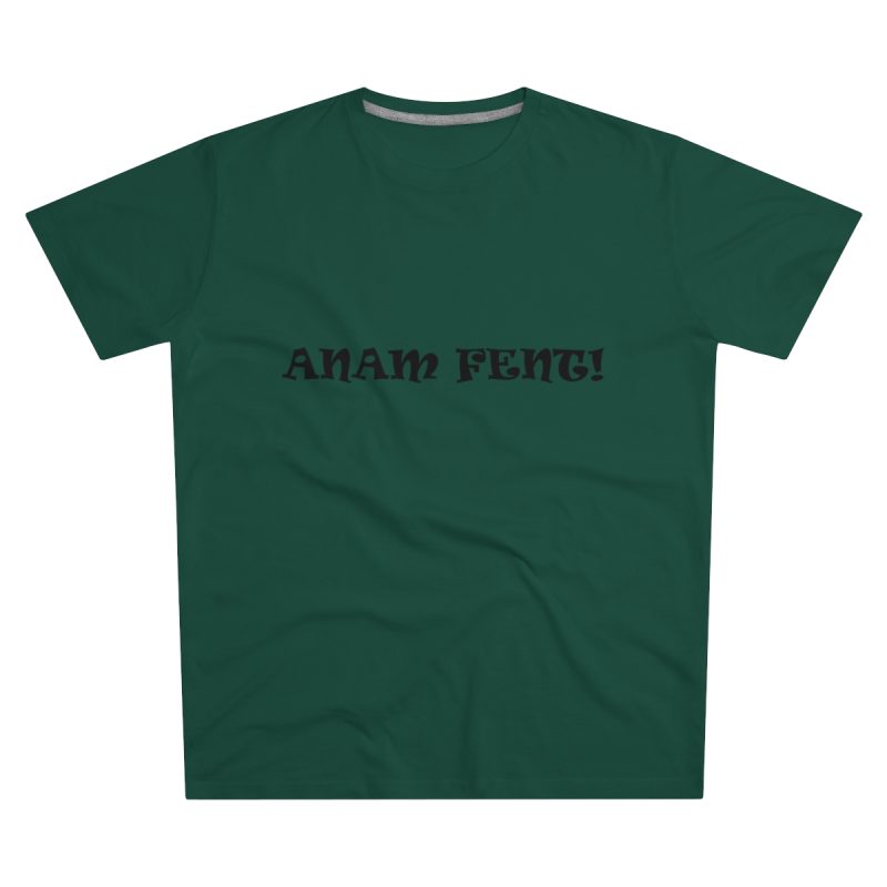 Camiseta hombre corte moderno - Verde botella - Anam fent