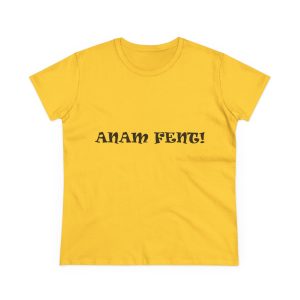 Camiseta mujer algodon medio - Amarillo margarita - Anam fent